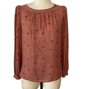 Vintage Campus Casuals Of California Long Sleeve Blouse Women’s Small